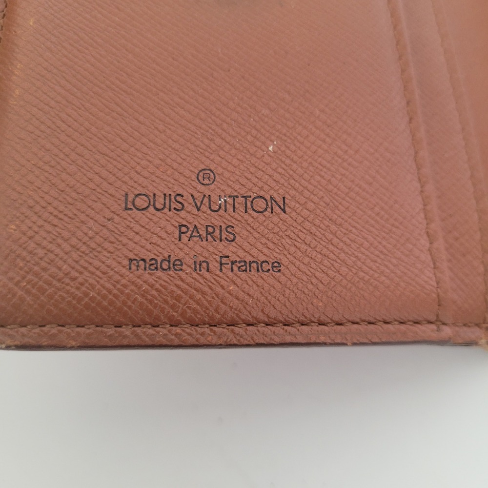 Louis Vuitton Monogram Viennois Kiss Lock Wallet Brown Canvas MI0926 France - Picture 4 of 11